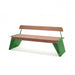 Gewerbefabrik Sitzbank Erlenbach Outdoor Bank Parkbank Holz Grün RAL 6018