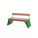 Gewerbefabrik Sitzbank Erlensee Outdoor Bank Parkbank Holz Grün RAL 6018
