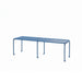 Gewerbefabrik Sitzbank Gangelt Outdoor Bank Parkbank Stahl Blau RAL 5005