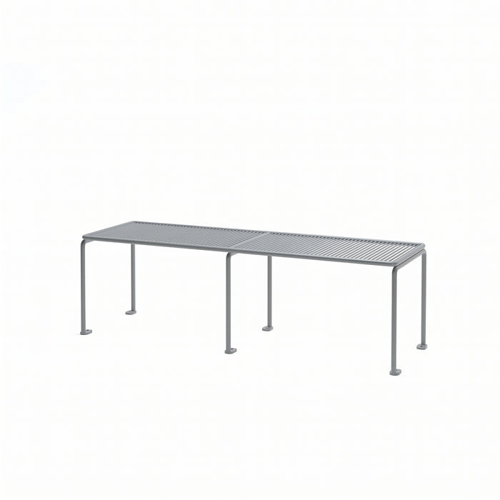 Gewerbefabrik Sitzbank Gangelt Outdoor Bank Parkbank Stahl Grau RAL 7011