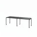 Gewerbefabrik Sitzbank Gangelt Outdoor Bank Parkbank Stahl Schwarz RAL 9017