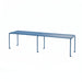 Gewerbefabrik Sitzbank Gangkofen Outdoor Bank Parkbank Stahl Blau RAL 5005