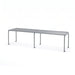 Gewerbefabrik Sitzbank Gangkofen Outdoor Bank Parkbank Stahl Grau RAL 7011