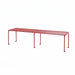 Gewerbefabrik Sitzbank Gangkofen Outdoor Bank Parkbank Stahl Rot RAL 3001