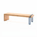 Gewerbefabrik Sitzbank Herrieden Outdoor Bank Parkbank Holz Blau RAL 5005