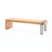 Gewerbefabrik Sitzbank Herrieden Outdoor Bank Parkbank Holz Grau RAL 7011