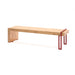 Gewerbefabrik Sitzbank Herrieden Outdoor Bank Parkbank Holz Rot RAL 3001
