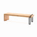 Gewerbefabrik Sitzbank Herrieden Outdoor Bank Parkbank Holz Schwarz RAL 9017