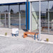 Gewerbefabrik Sitzbank Herrnhut Outdoor Bank Parkbank Holz Blau RAL 5005 Stadt