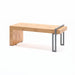Gewerbefabrik Sitzbank Herrnhut Outdoor Bank Parkbank Holz Grau RAL 7011