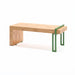 Gewerbefabrik Sitzbank Herrnhut Outdoor Bank Parkbank Holz Grün RAL 6018