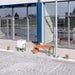 Gewerbefabrik Sitzbank Herrnhut Outdoor Bank Parkbank Holz Grün RAL 6018 Stadt