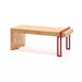 Gewerbefabrik Sitzbank Herrnhut Outdoor Bank Parkbank Holz Rot RAL 3001