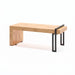 Gewerbefabrik Sitzbank Herrnhut Outdoor Bank Parkbank Holz Schwarz RAL 9017