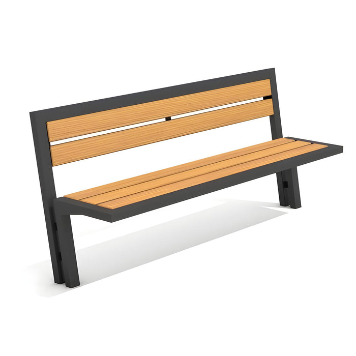 Gewerbefabrik Sitzbank Hude Outdoor Bank Parkbank Stahl Sitzbank