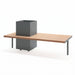 Gewerbefabrik Sitzbank Illesheim Outdoor Bank Parkbank Holz Grau RAL 7011
