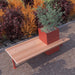 Gewerbefabrik Sitzbank Illesheim Outdoor Bank Parkbank Holz Rot RAL 3001 Park
