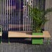 Gewerbefabrik Sitzbank Illingen Outdoor Bank Parkbank Holz Grün RAL 6018 Park