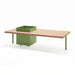 Gewerbefabrik Sitzbank Illingen Outdoor Bank Parkbank Holz Grün RAL 6018