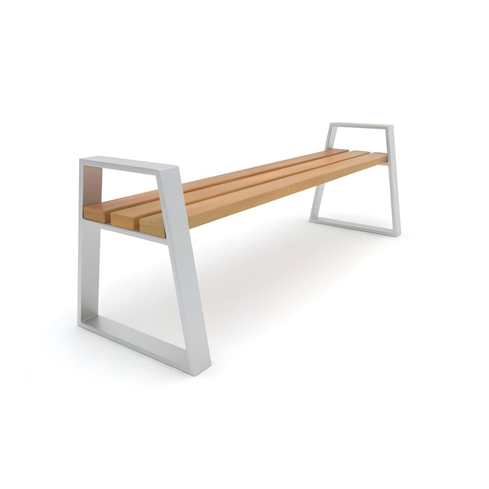 Gewerbefabrik Sitzbank Karl Outdoor Bank Parkbank Stahl Sitzbank