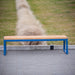 Gewerbefabrik Sitzbank Kirkel Outdoor Bank Parkbank Holz Blau RAL 5005 Park