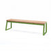 Gewerbefabrik Sitzbank Kirkel Outdoor Bank Parkbank Holz Grün RAL 6018