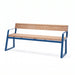Gewerbefabrik Sitzbank Kirtorf Outdoor Bank Parkbank Holz Blau RAL 5005