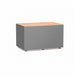 Gewerbefabrik Sitzbank Langenau Outdoor Bank Parkbank Holz Grau RAL 7011