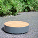 Gewerbefabrik Sitzbank Langenburg Outdoor Bank Parkbank Holz Grau RAL 7011 Park