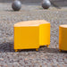 Gewerbefabrik Sitzbank Langenzenn Outdoor Bank Parkbank Holz Gelb RAL 1028 Park