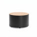 Gewerbefabrik Sitzbank Langeoog Outdoor Bank Parkbank Holz Schwarz RAL 9017
