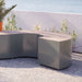 Gewerbefabrik Sitzbank Langerwehe Outdoor Bank Parkbank Holz Grau RAL 7011 Park