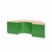 Gewerbefabrik Sitzbank Langerwehe Outdoor Bank Parkbank Holz Grün RAL 6018