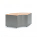 Gewerbefabrik Sitzbank Langquaid Outdoor Bank Parkbank Holz Grau RAL 7011