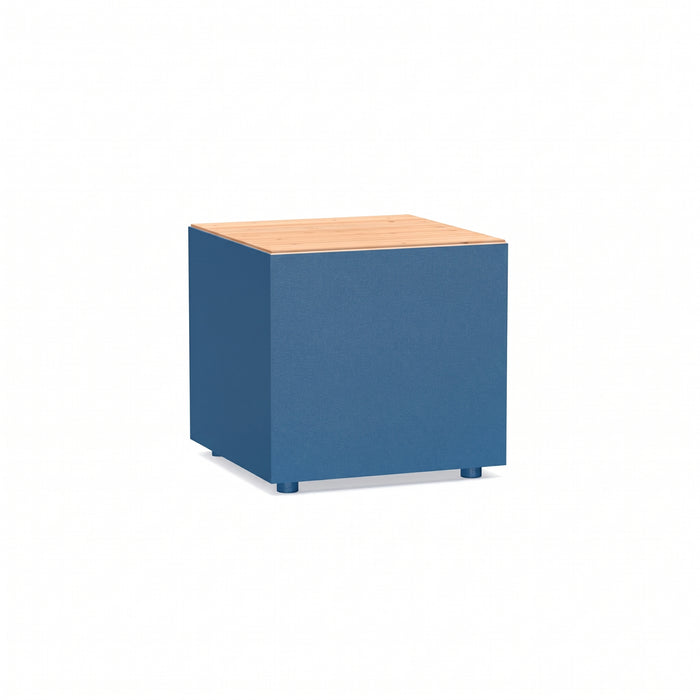 Gewerbefabrik Sitzbank Langsur Outdoor Bank Parkbank Holz Blau RAL 5005