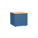 Gewerbefabrik Sitzbank Langsur Outdoor Bank Parkbank Holz Blau RAL 5005