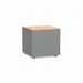 Gewerbefabrik Sitzbank Langsur Outdoor Bank Parkbank Holz Grau RAL 7011
