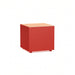 Gewerbefabrik Sitzbank Langsur Outdoor Bank Parkbank Holz Rot RAL 3001