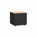 Gewerbefabrik Sitzbank Langsur Outdoor Bank Parkbank Holz Schwarz RAL 9017