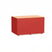 Gewerbefabrik Sitzbank Langweid Outdoor Bank Parkbank Holz Rot RAL 3001