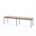 Gewerbefabrik Sitzbank Lengdorf Outdoor Bank Parkbank Holz Blau RAL 5005