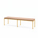 Gewerbefabrik Sitzbank Lengdorf Outdoor Bank Parkbank Holz Gelb RAL 1028