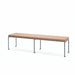 Gewerbefabrik Sitzbank Lengdorf Outdoor Bank Parkbank Holz Grau RAL 7011