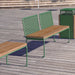 Gewerbefabrik Sitzbank Lengdorf Outdoor Bank Parkbank Holz Grün RAL 6018 Park