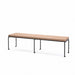 Gewerbefabrik Sitzbank Lengdorf Outdoor Bank Parkbank Holz Schwarz RAL 9017