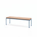 Gewerbefabrik Sitzbank Lengede Outdoor Bank Parkbank Holz Blau RAL 5005