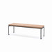 Gewerbefabrik Sitzbank Lengede Outdoor Bank Parkbank Holz Schwarz RAL 9017