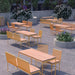Gewerbefabrik Sitzbank Lengerich Outdoor Bank Parkbank Holz Gelb RAL 1028 Park