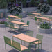 Gewerbefabrik Sitzbank Lengerich Outdoor Bank Parkbank Holz Grün RAL 6018 Park