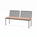 Gewerbefabrik Sitzbank Lengerich Outdoor Bank Parkbank Holz Schwarz RAL 9017